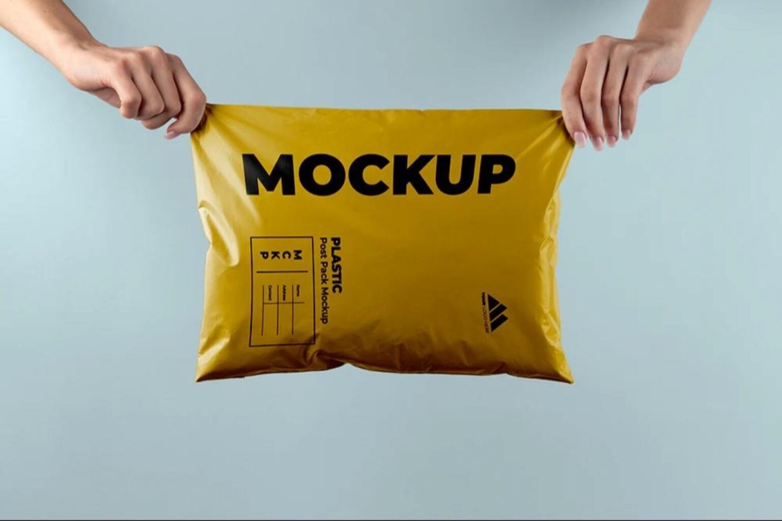 Printed mailing bags used for packaging and shipping e-commerce products